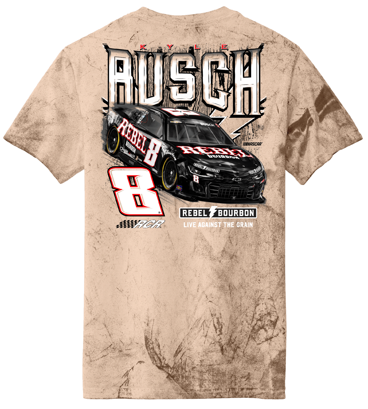 KYLE BUSCH #8 REBEL BOLT 2-SPOT TEE