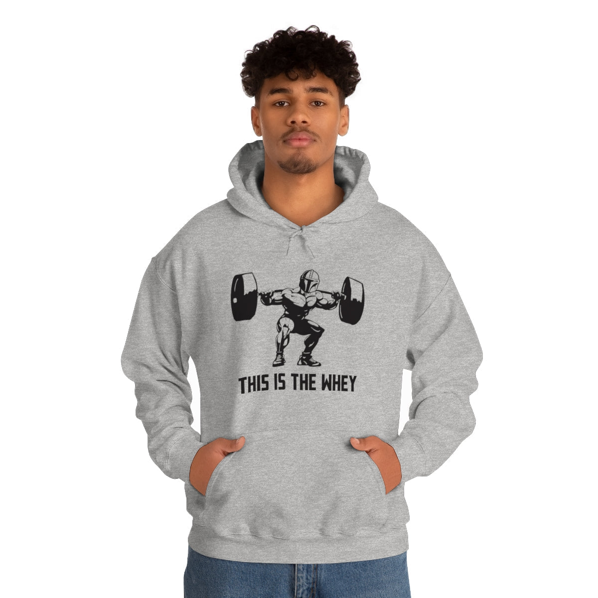 This is the Whey - Unisex Heavy BlendÃ¢â€žÂ¢ Hooded Sweatshirt