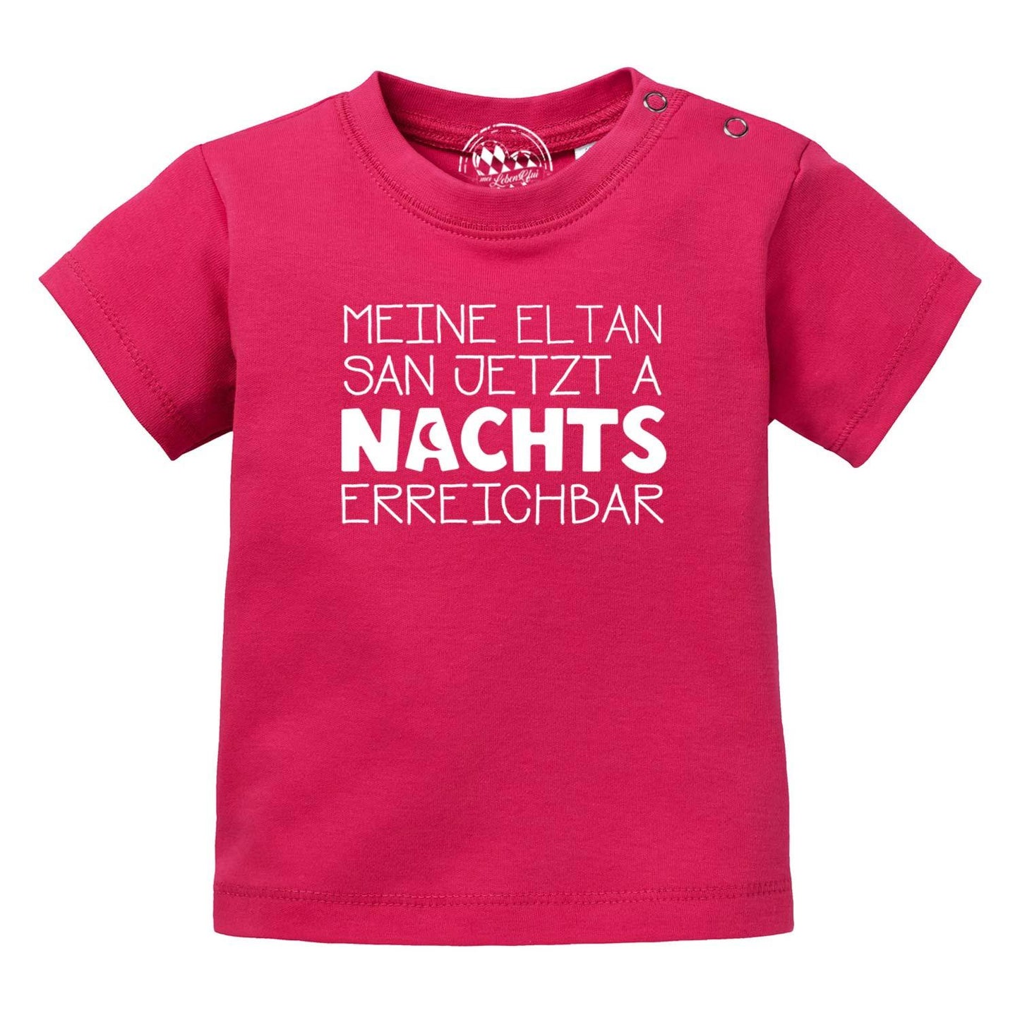 Baby T-Shirt "Nachts erreichbar!"
