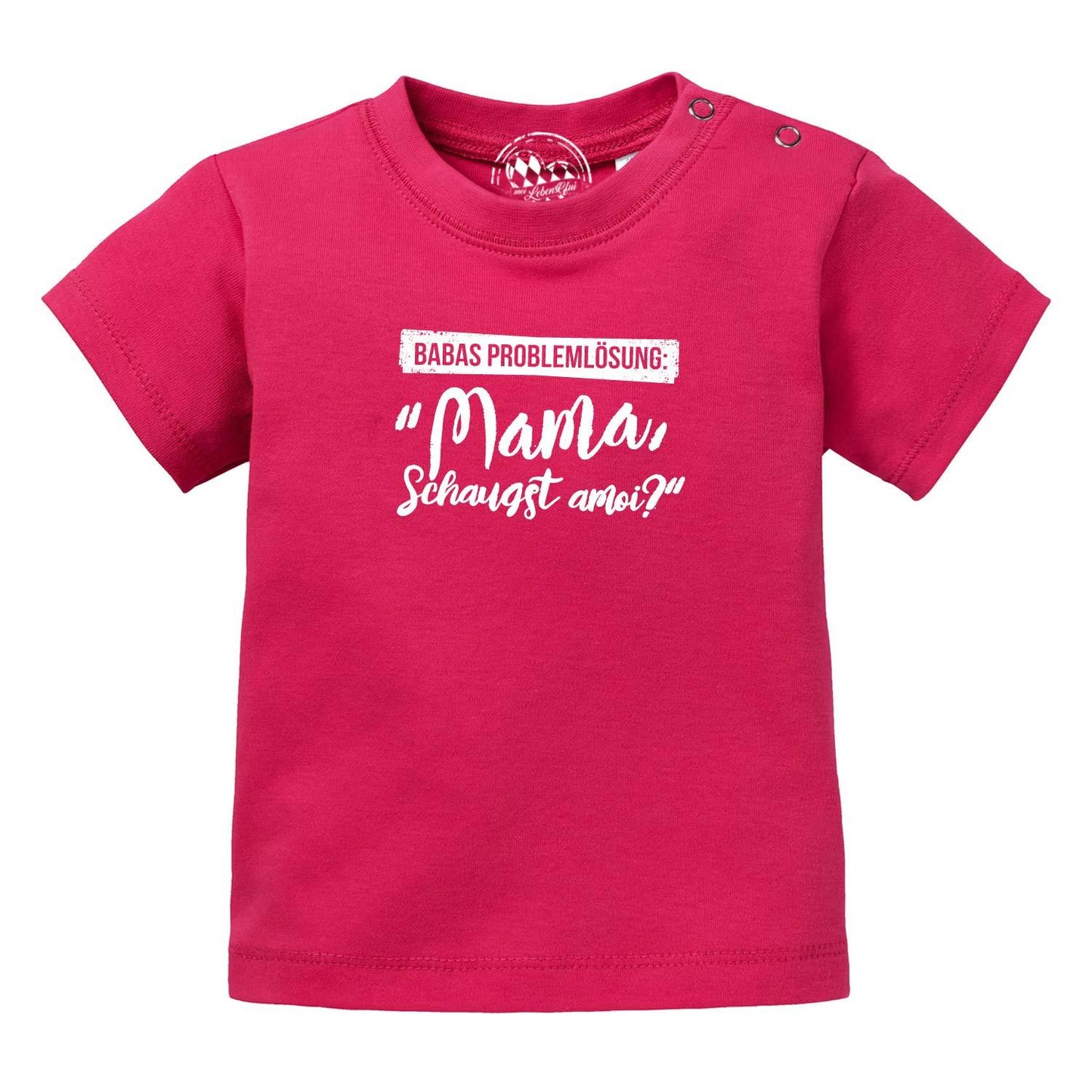 Baby T-Shirt "Papas ProblemlÃƒÂ¶sungÃ¢â‚¬Â¦"