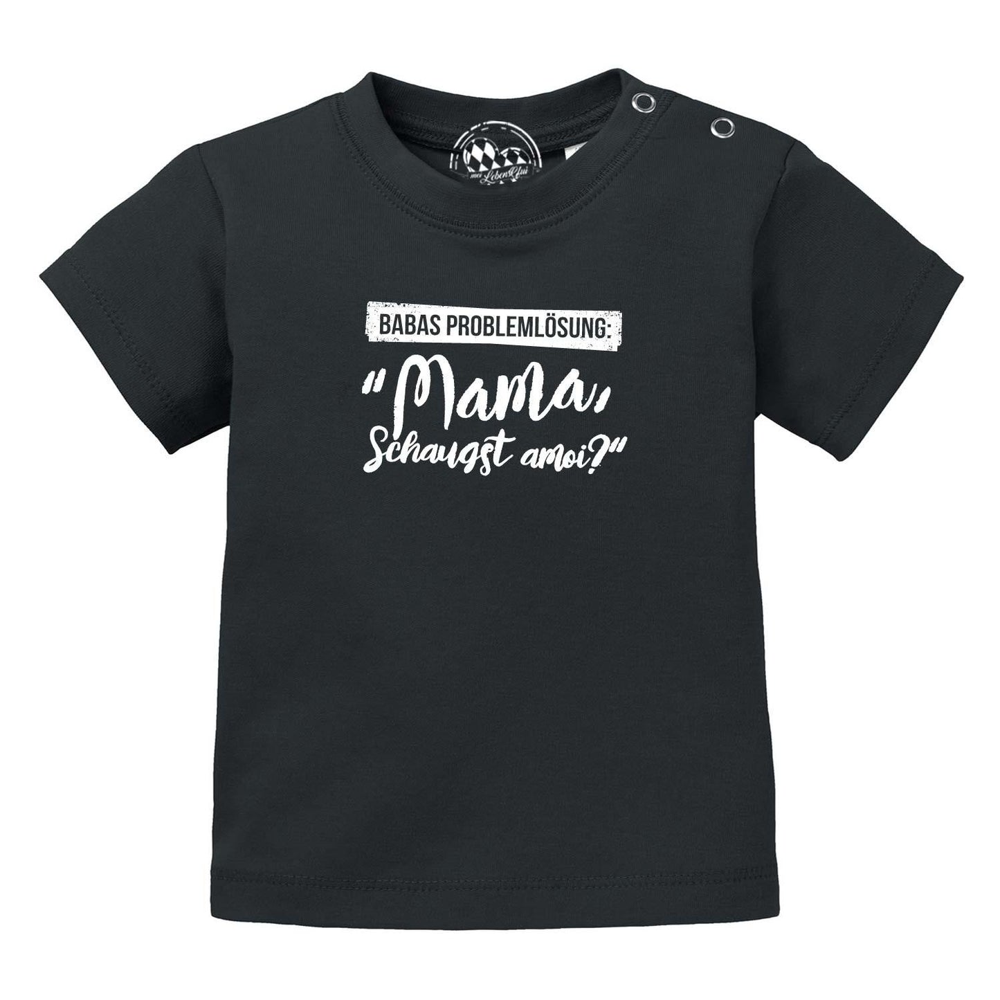 Baby T-Shirt "Papas ProblemlÃƒÂ¶sungÃ¢â‚¬Â¦"