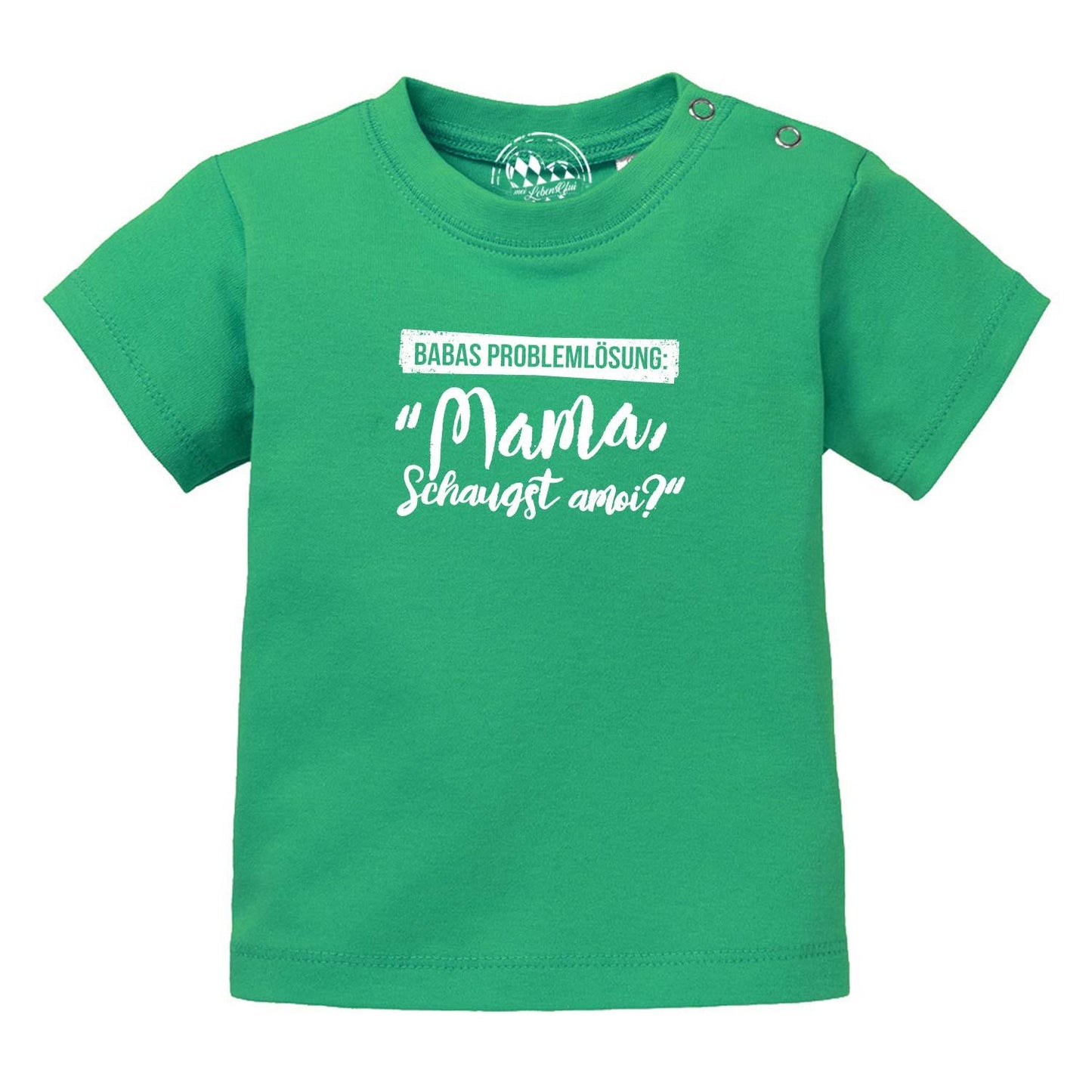 Baby T-Shirt "Papas ProblemlÃƒÂ¶sungÃ¢â‚¬Â¦"
