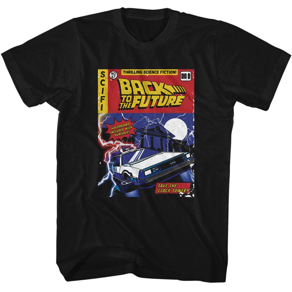 Back To The Future - BTTF Comic Cover T-Shirt