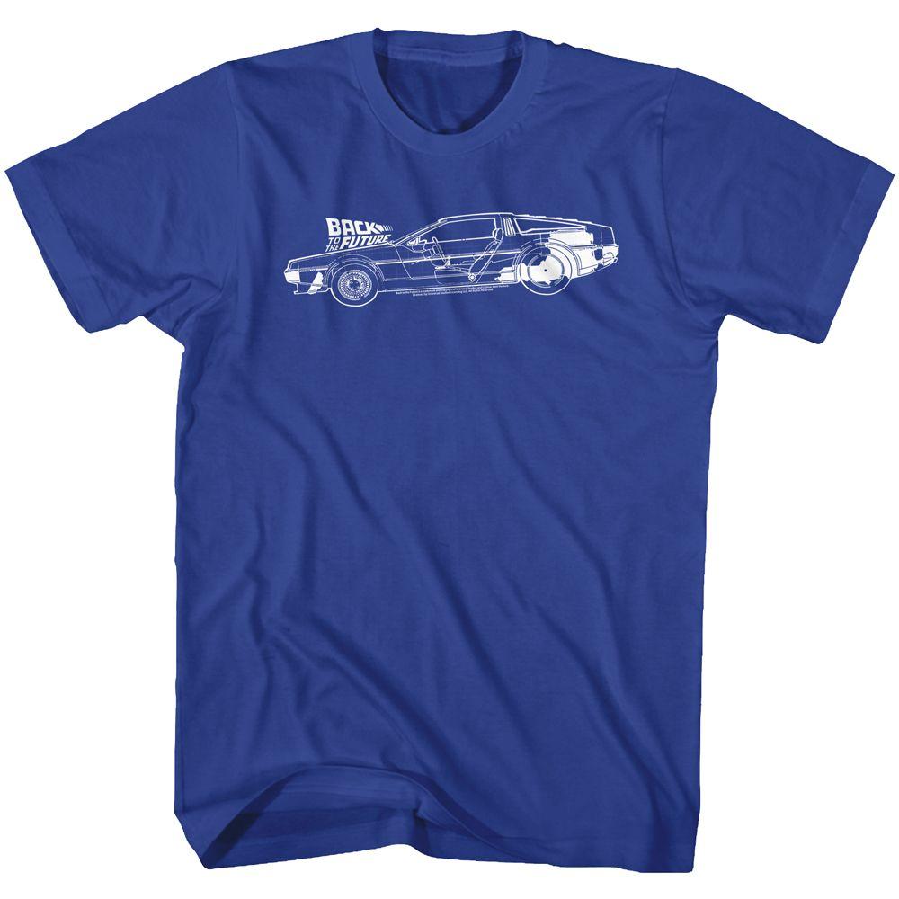Back To The Future Schematics T-Shirt