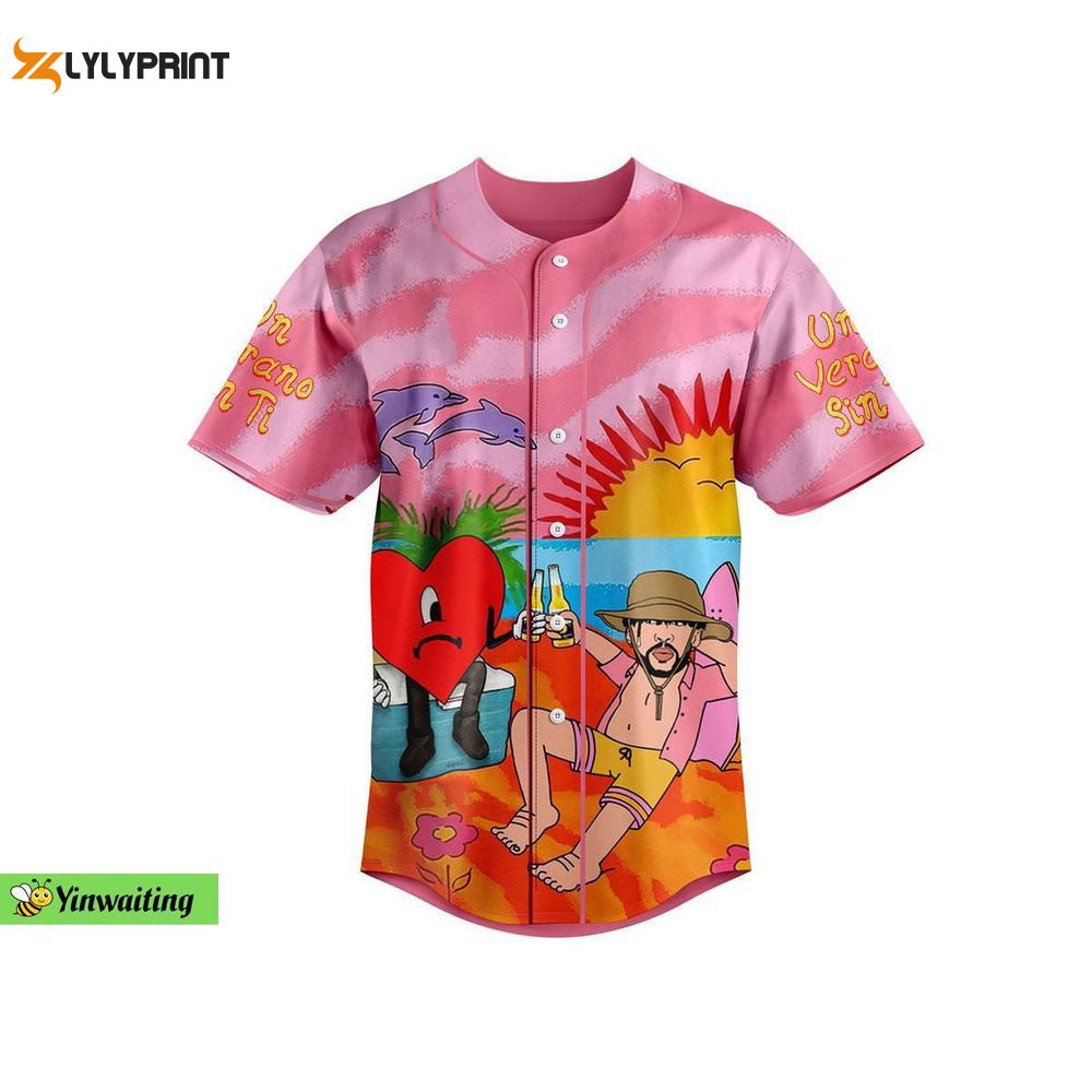 Bad Bunny Jersey, Bad Bunny Jersey Shirt, Bad Bunny Baseball Jersey, Bad Bunny - lylyprint.com