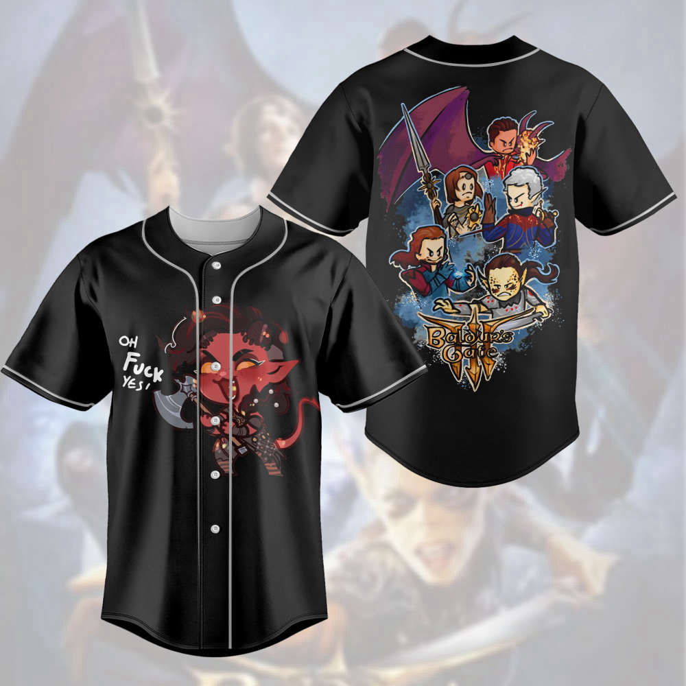 Baldur s Gate 3 Baseball Jersey: Astarion High Elf Shirt for Dungeon Master Fans - Aopprinter