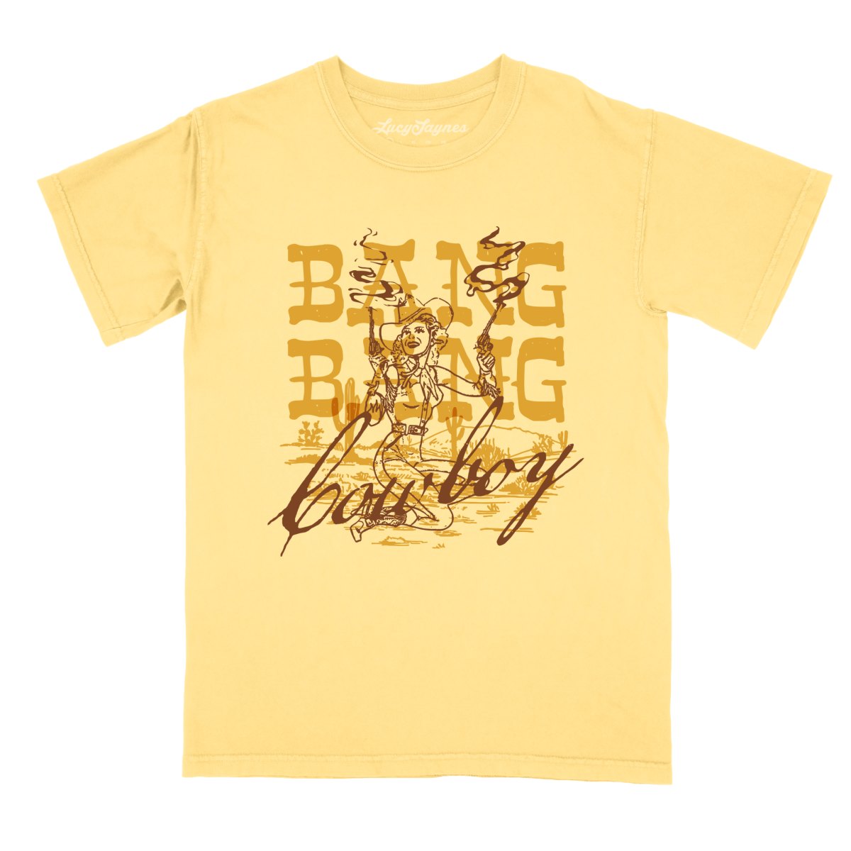 Bang Bang Cowboy Comfort Colors Tee