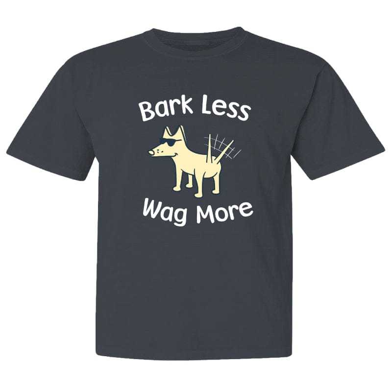 Bark Less Wag More - Youth Short Sleeve T-Shirt
