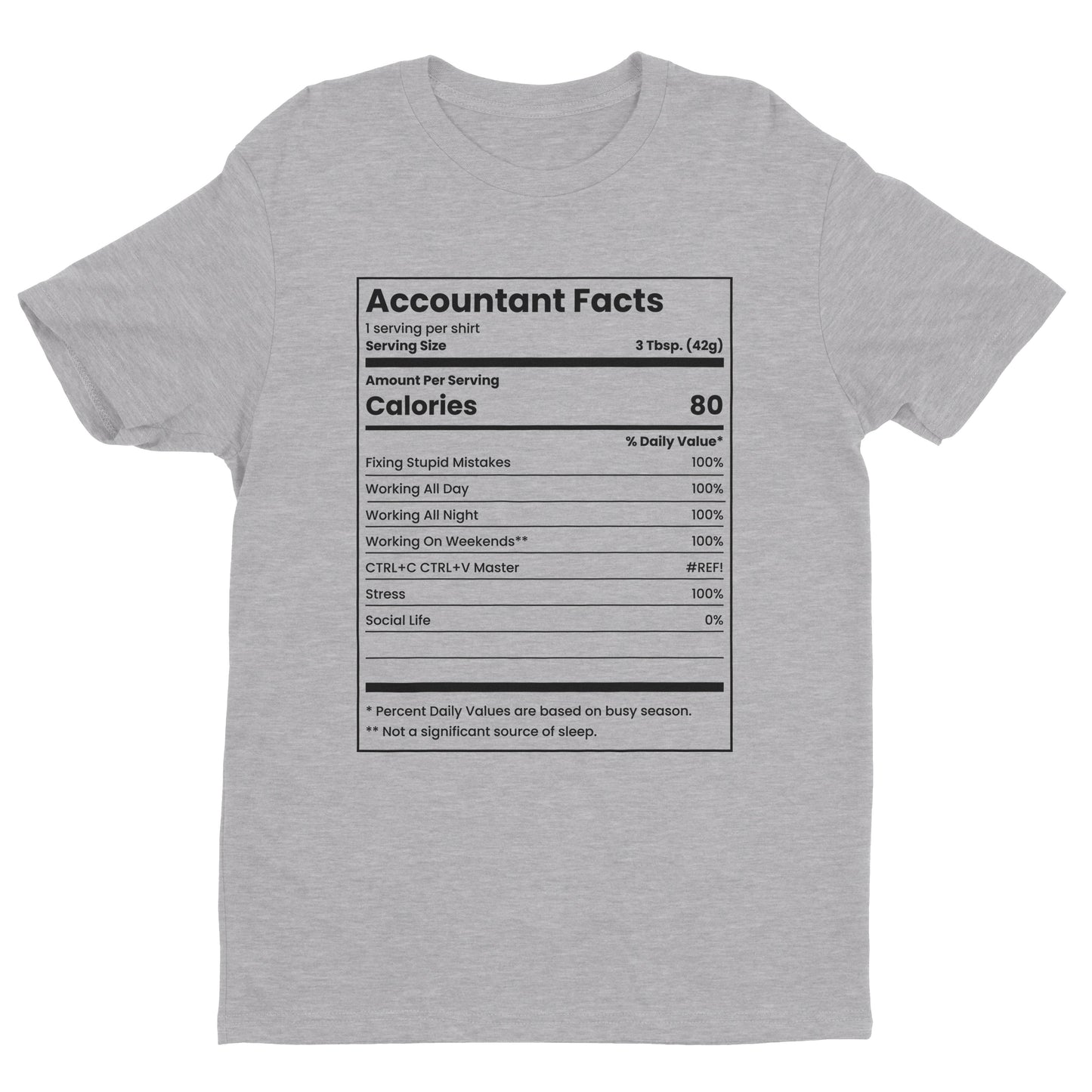 Accountant Facts Tee