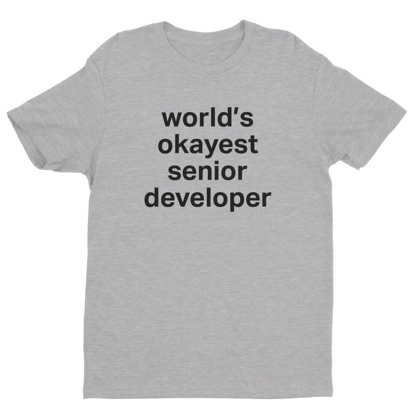 World's Okayest Senior Developer Tee