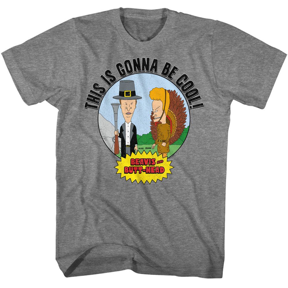 Beavis And Butthead - Thanksgiving Boyfriend Tee