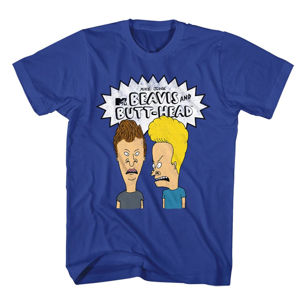 Beavis And Butthead - The Boys And Logo Boyfriend Tee