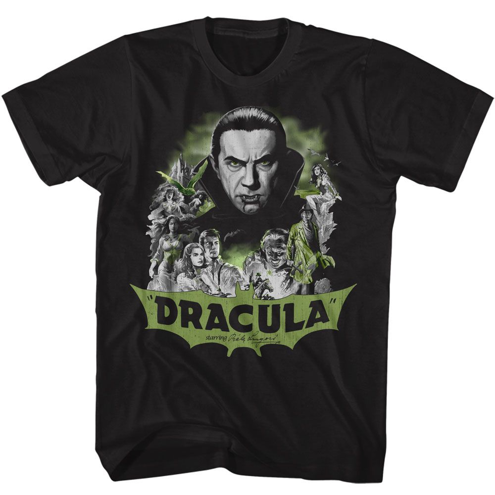 Bela Lugosi - BW Comic Art Boyfriend Tee