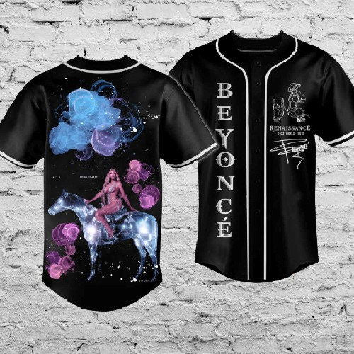 Beyonce Purple smok Baseball Jersey, Beyonce Renaissance Jersey - lylyprint.com