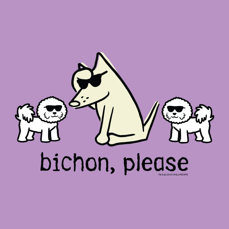 Bichon, Please - Ladies T-Shirt V-Neck
