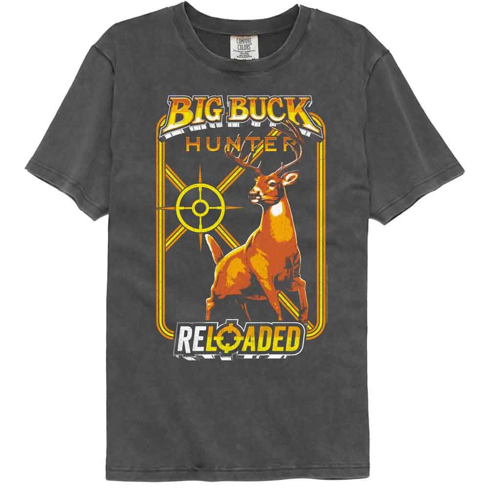 Big Buck Hunter Bright Arcade Ish Comfort Colors T-Shirt