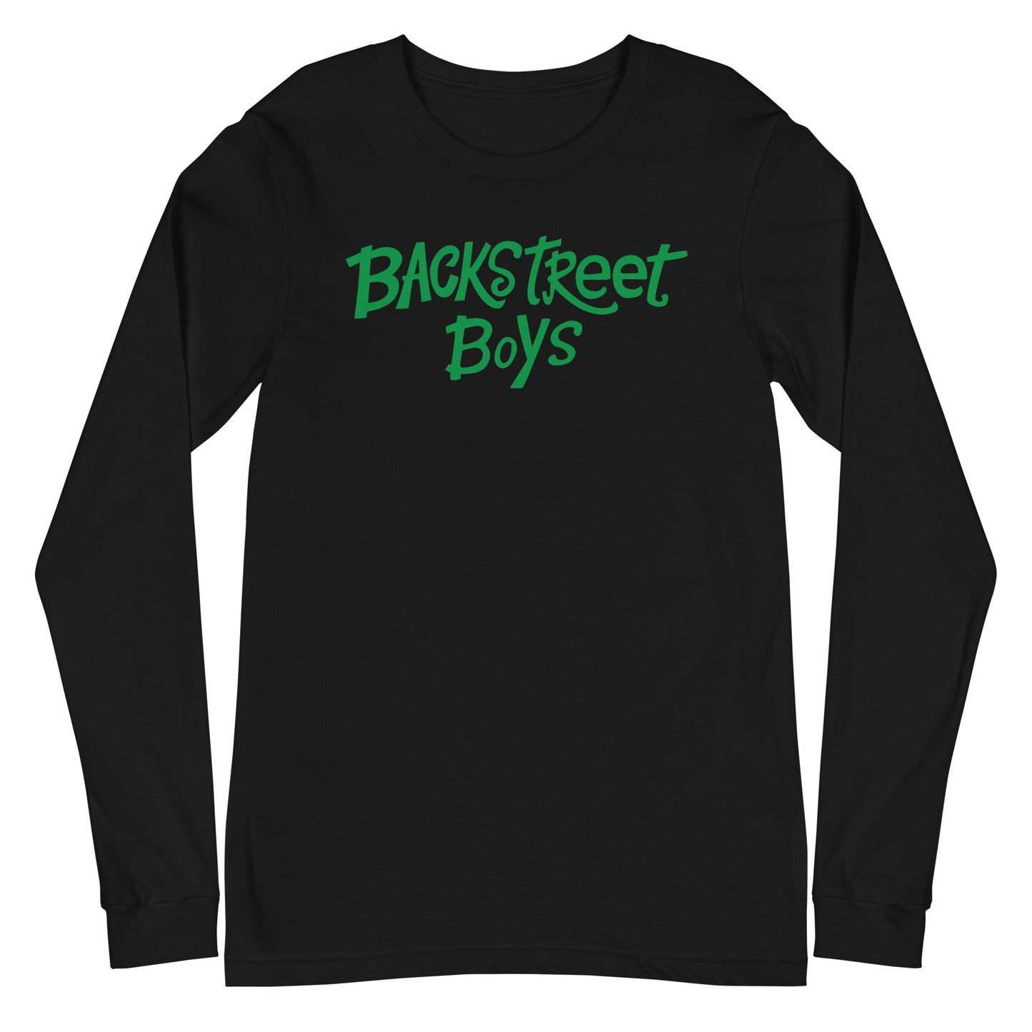 Backstreet Boys - Green Logo Long Sleeve T-Shirt