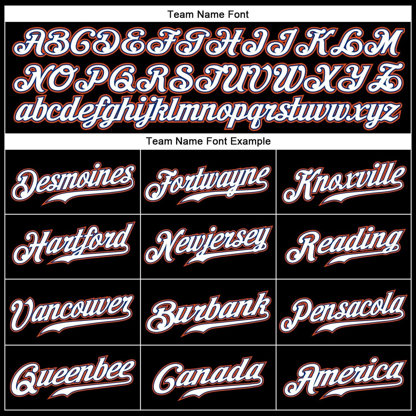 Custom Black White Pinstripe White-Orange Authentic Baseball Jersey