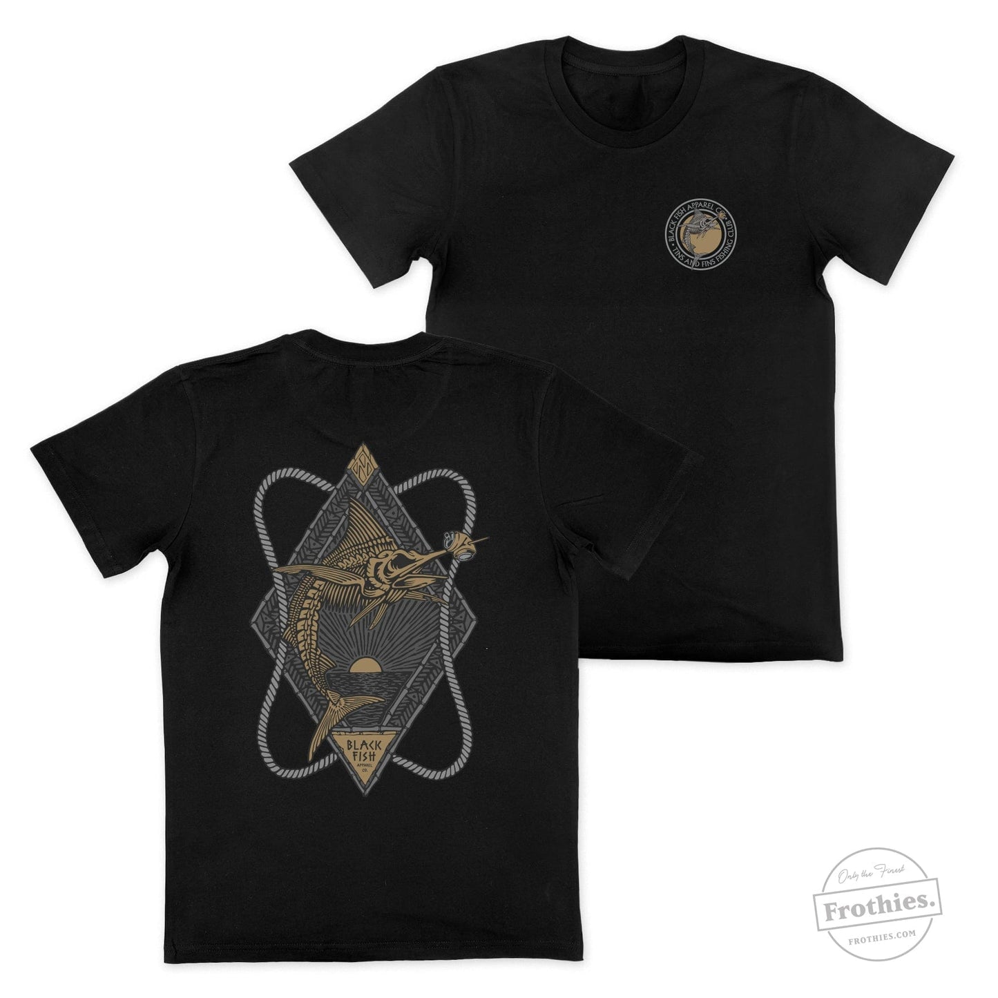 Tins & Fins Fishing Club Tee