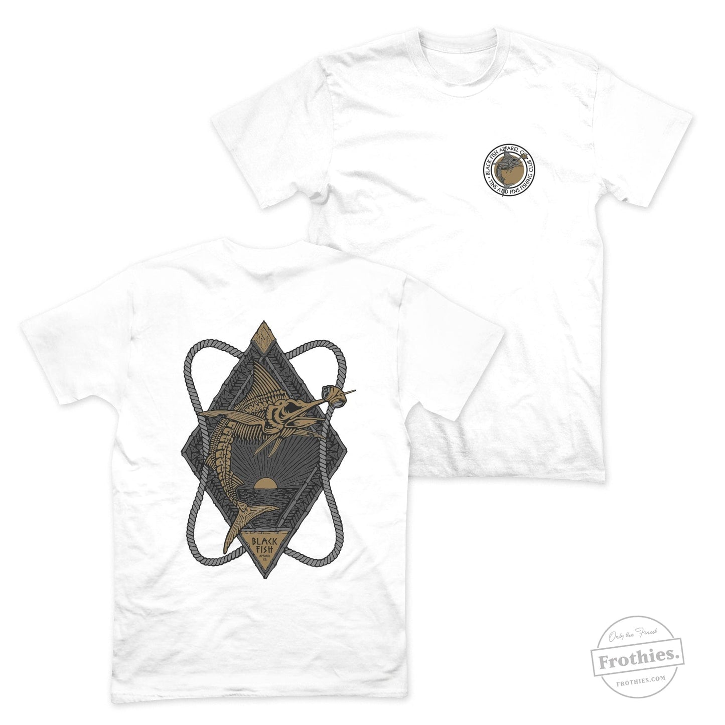 Tins & Fins Fishing Club Tee