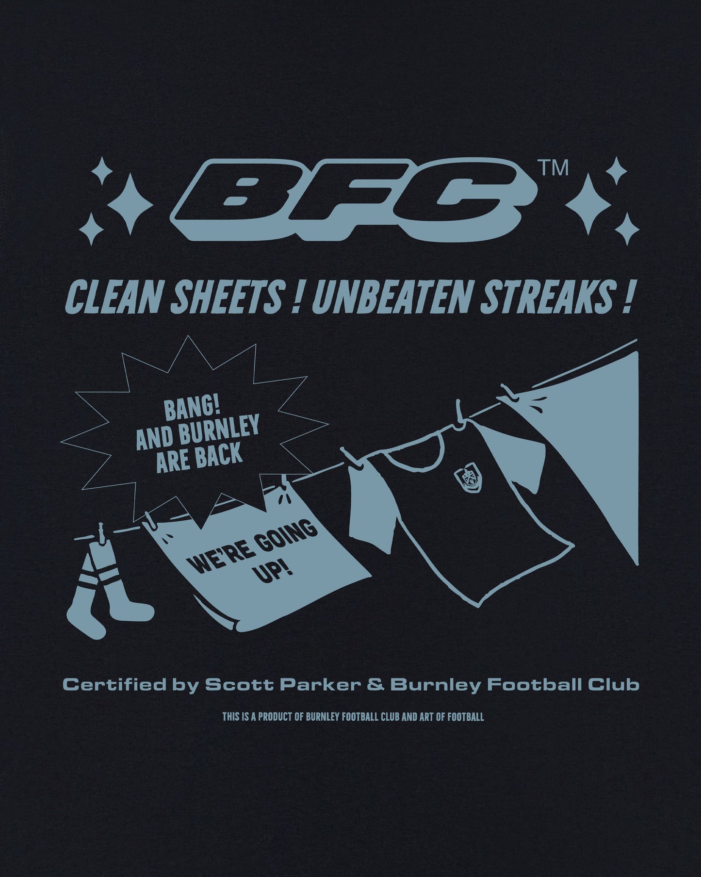 Burnley Clean Sheets, Unbeaten Streaks Tee
