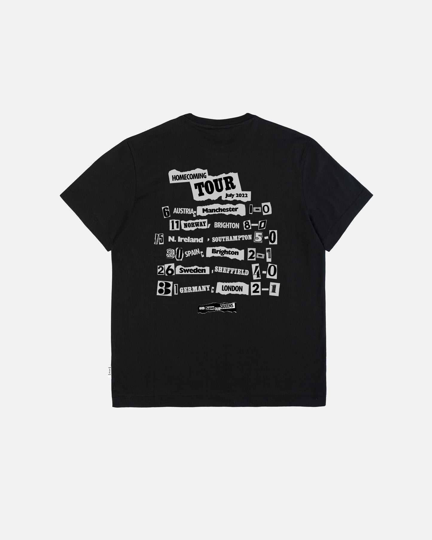 God Save Our Queens Black Tee