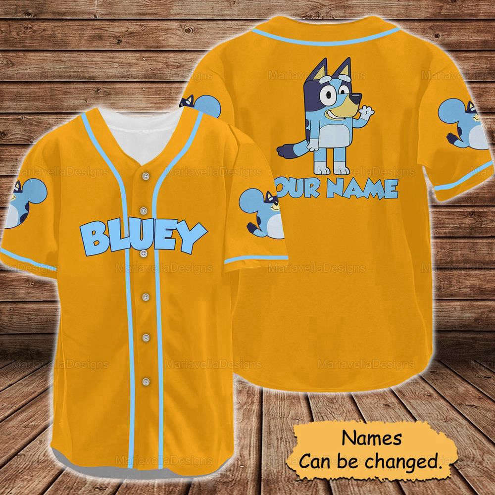 BlueyDad Baseball Jersey, Custom BlueyDad Baseball Jersey - lylyprint.com
