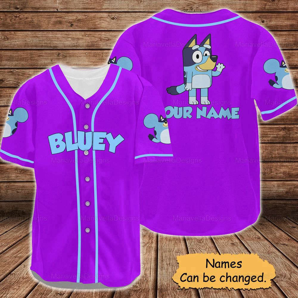 BlueyDad Baseball Jersey, Custom BlueyDad Baseball Jersey - lylyprint.com
