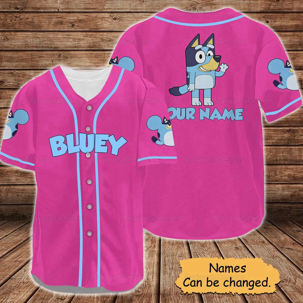 BlueyDad Baseball Jersey, Custom BlueyDad Baseball Jersey - lylyprint.com