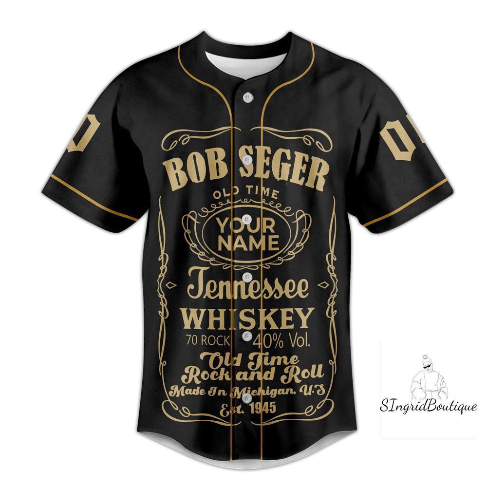 Bob Seger Jersey Shirt, Custom Bob Seger Baseball Jersey - lylyprint.com