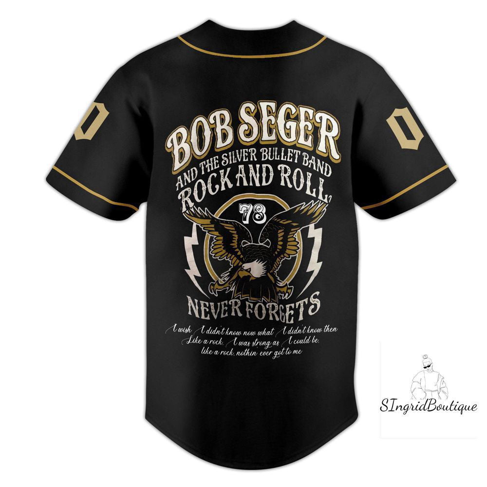 Bob Seger Jersey Shirt, Custom Bob Seger Baseball Jersey - lylyprint.com