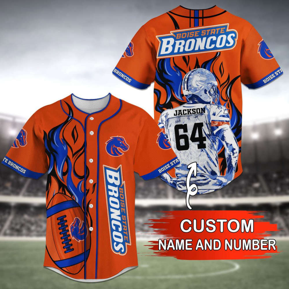Boise State Broncos Baseball Jersey Personalized 2023 BJ0240 - lylyprint.com