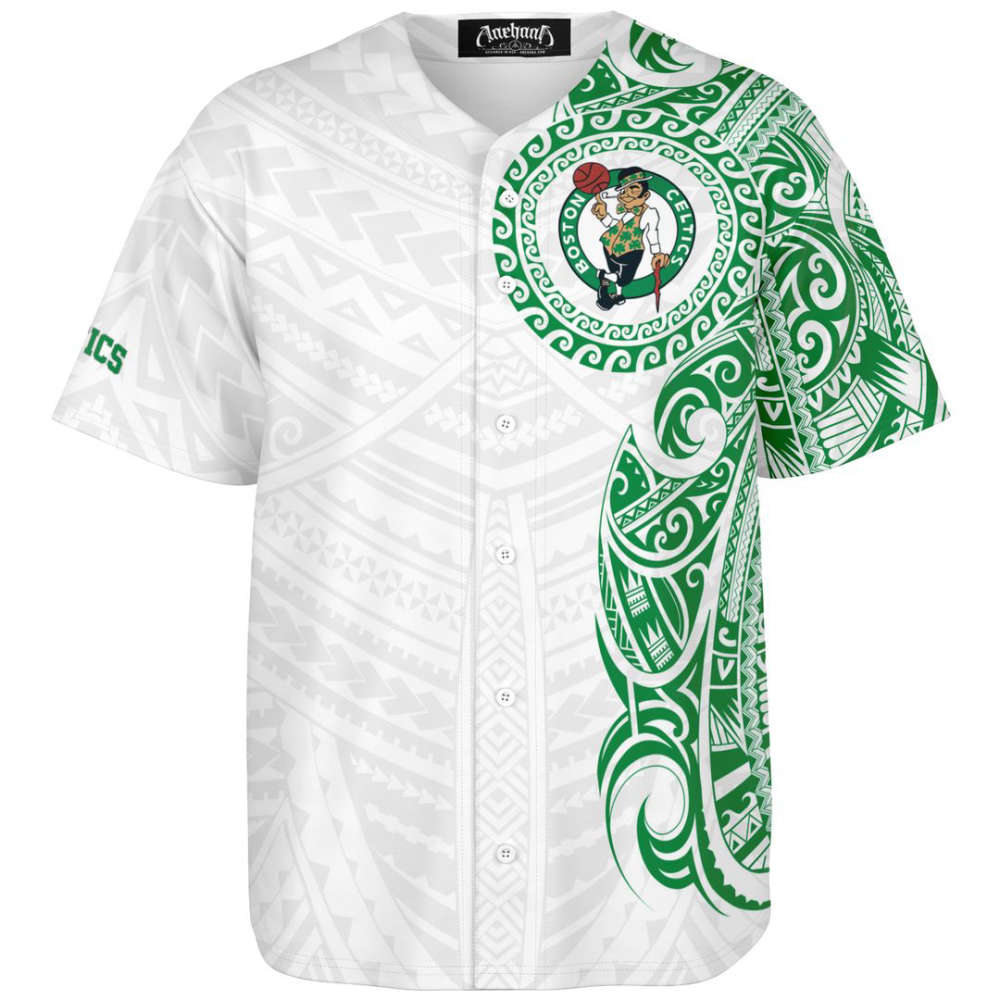 Boston Celtics Baseball Jersey Custom For Fans BJ0091 - lylyprint.com