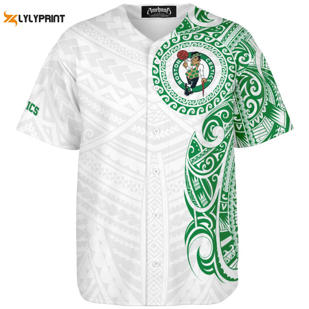 Boston Celtics Baseball Jersey Custom For Fans BJ0091 - lylyprint.com
