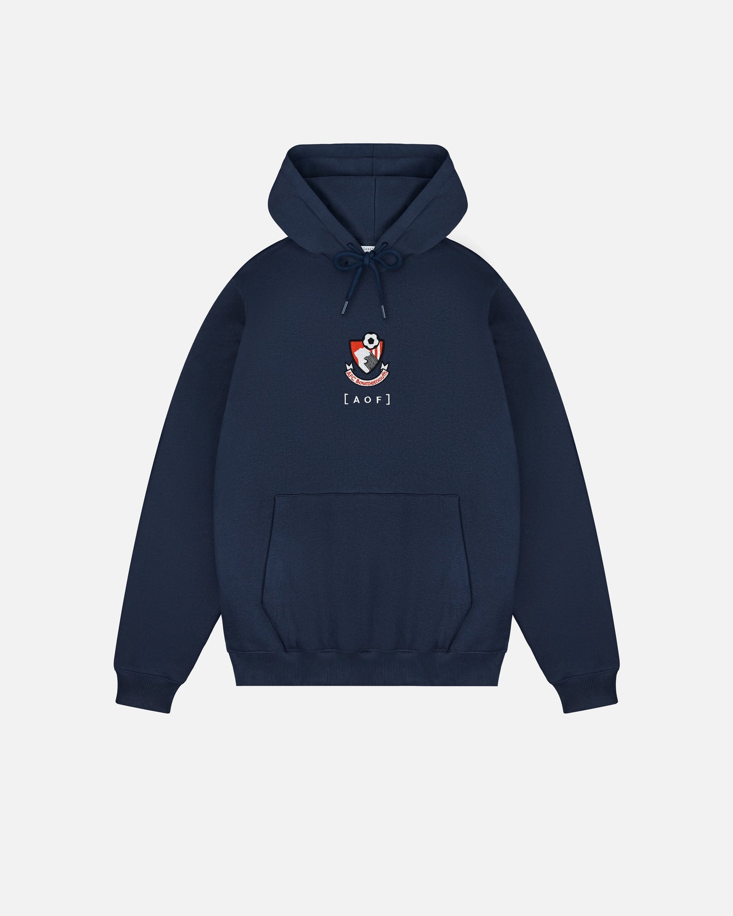 AFC Bournemouth Retro Crest Navy Hoodie