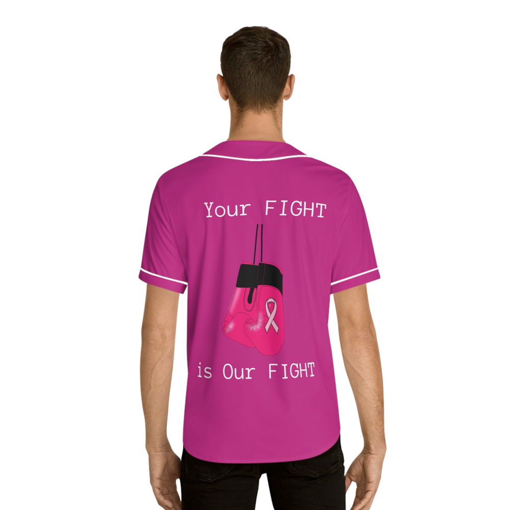 Breast cancer awareness Baseball Jersey - lylyprint.com