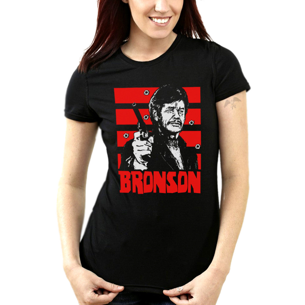 Death Wish T-shirt "Bronson" artwork by Jared Swart inspired by the 1974 film.