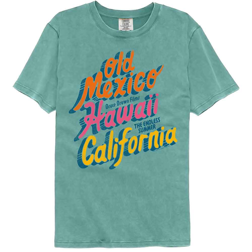 Bruce Brown Films Summer Locations Comfort Colors T-Shirt