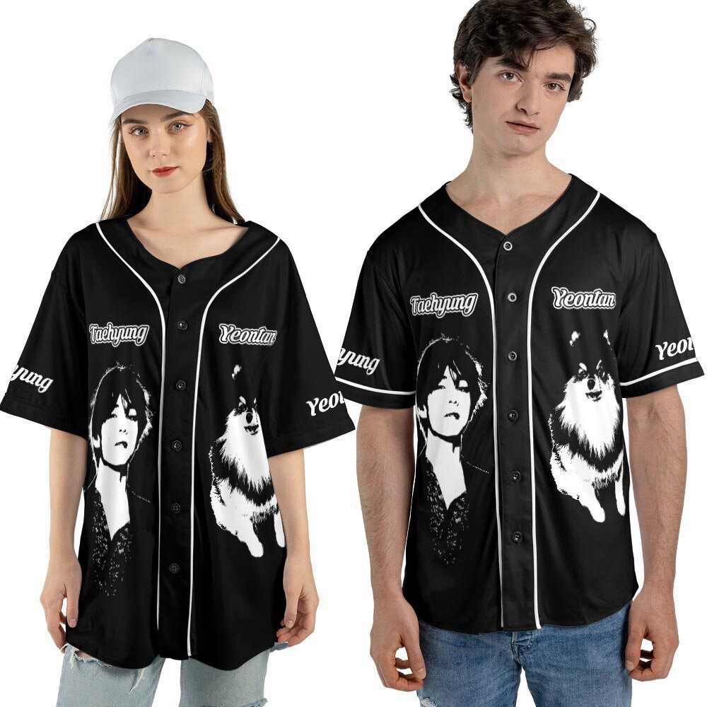 BTS V Kpop Baseball Jersey For Men Women, Layover Album Baseball Jersey For Men Women - lylyprint.com