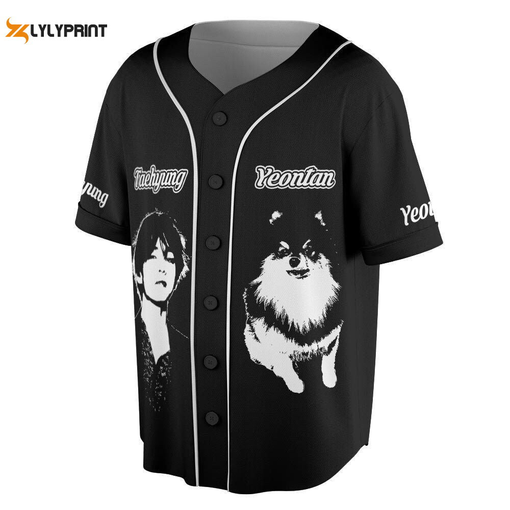 BTS V Kpop Baseball Jersey For Men Women, Layover Album Baseball Jersey For Men Women - lylyprint.com