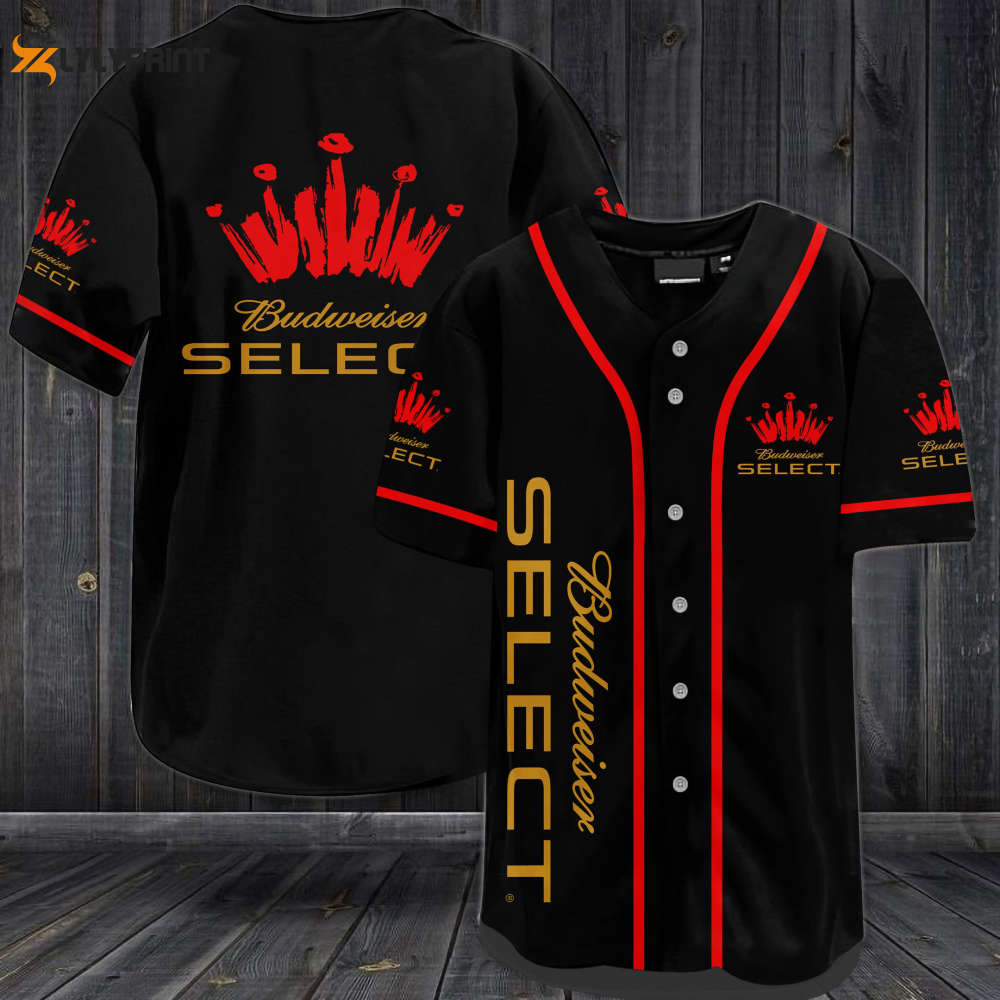 Budweiser Select Baseball Jersey - lylyprint.com