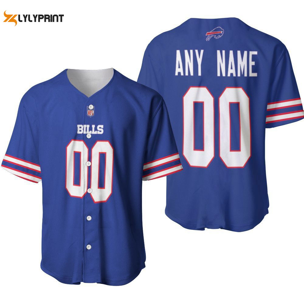 Buffalo Bills Game Royal Baseball Jersey - Perfect Allover Gift for Fans - lylyprint.com