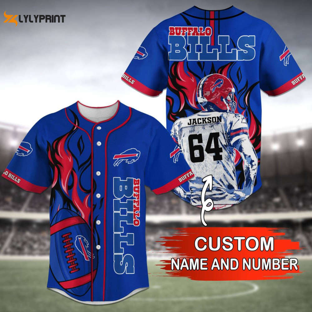 Buffalo Bills Baseball Jersey Personalized 2023 - lylyprint.com