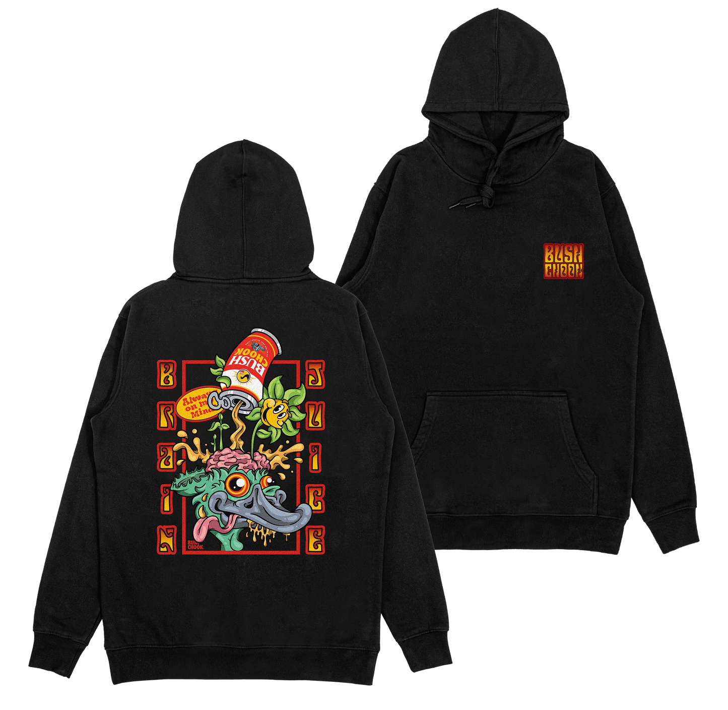 Brain Juice Hoodie Black