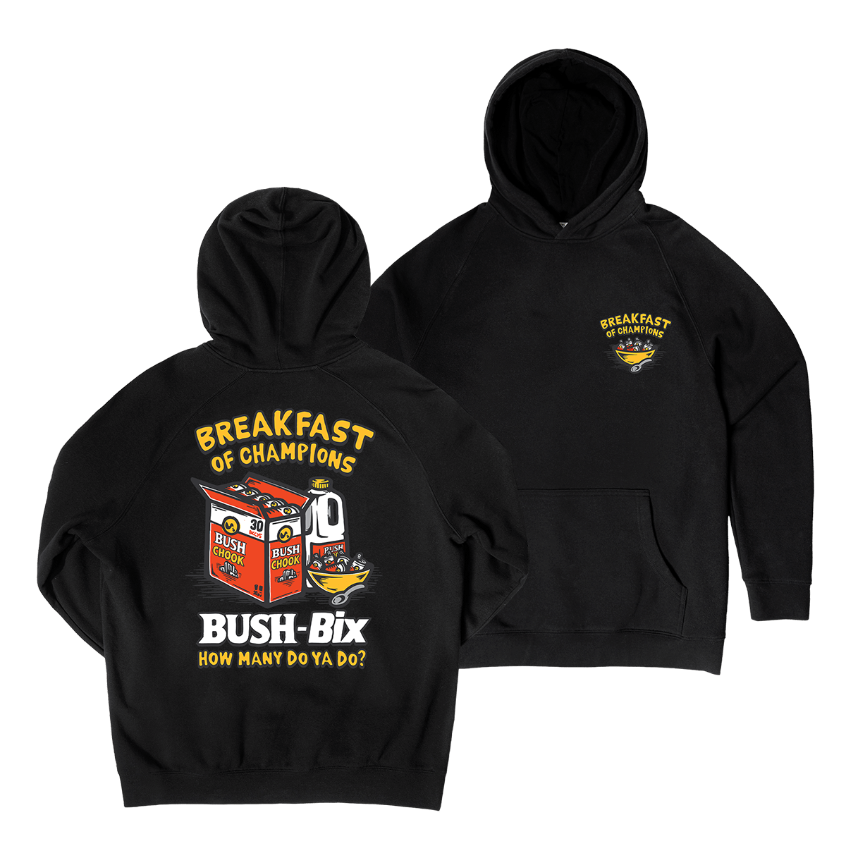 Bush Bix Hoodie Black