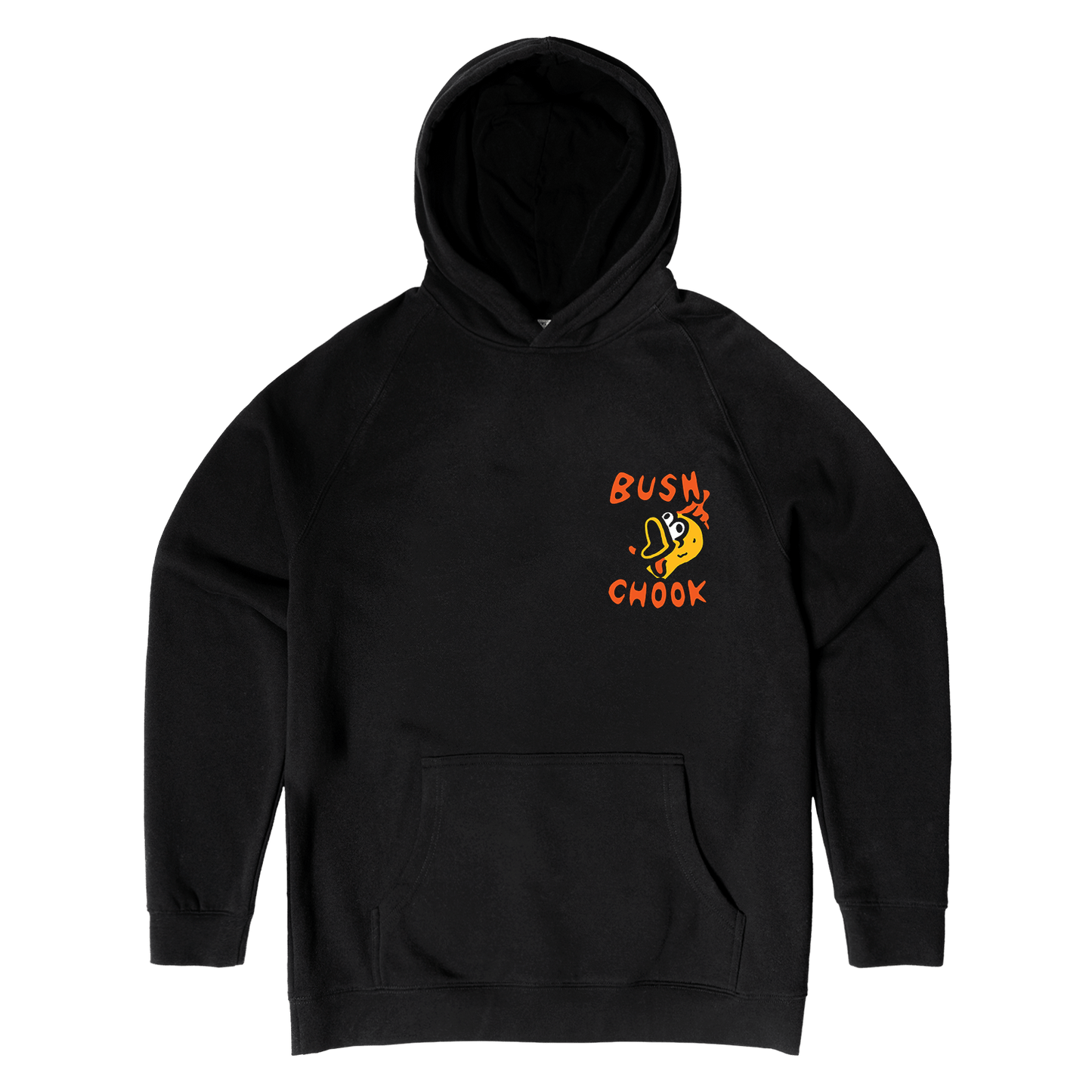 Chokin' The Chook Hoodie Black