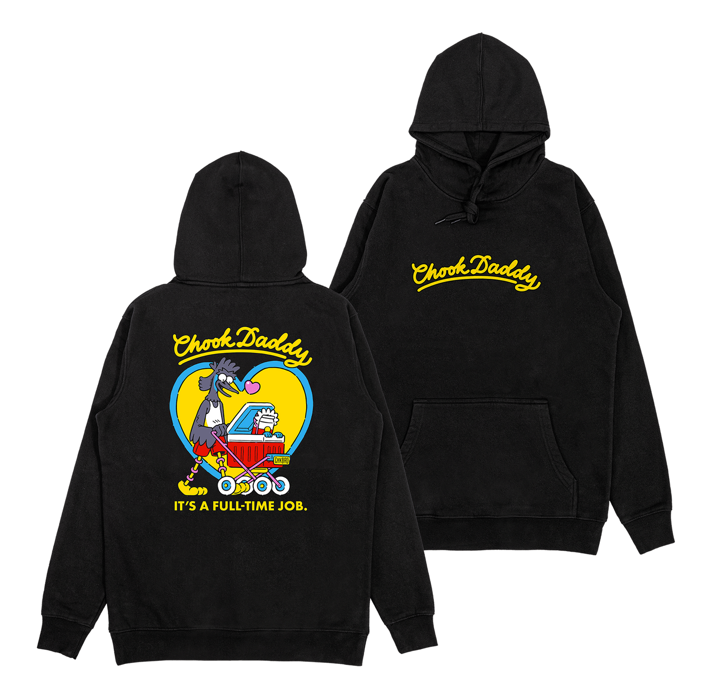 Chook Daddy Hoodie V2 Black
