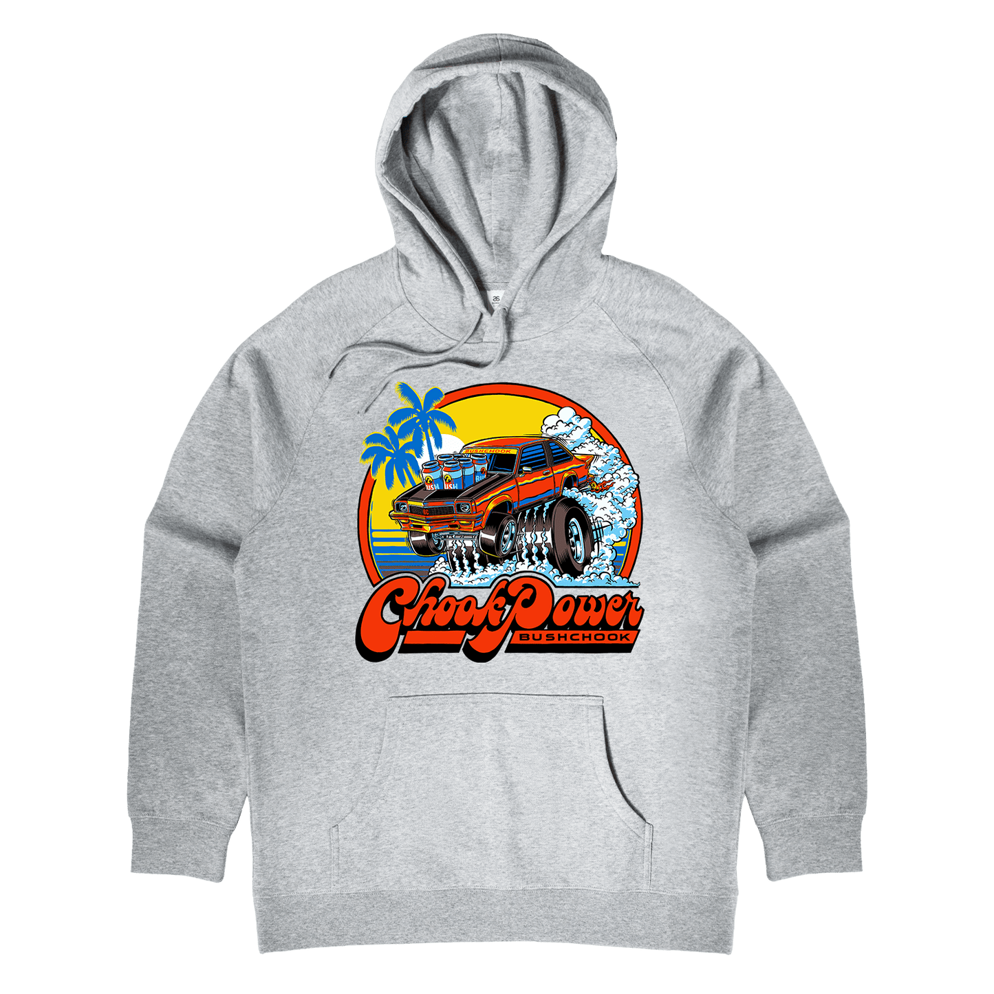 Chook Power Hoodie Grey