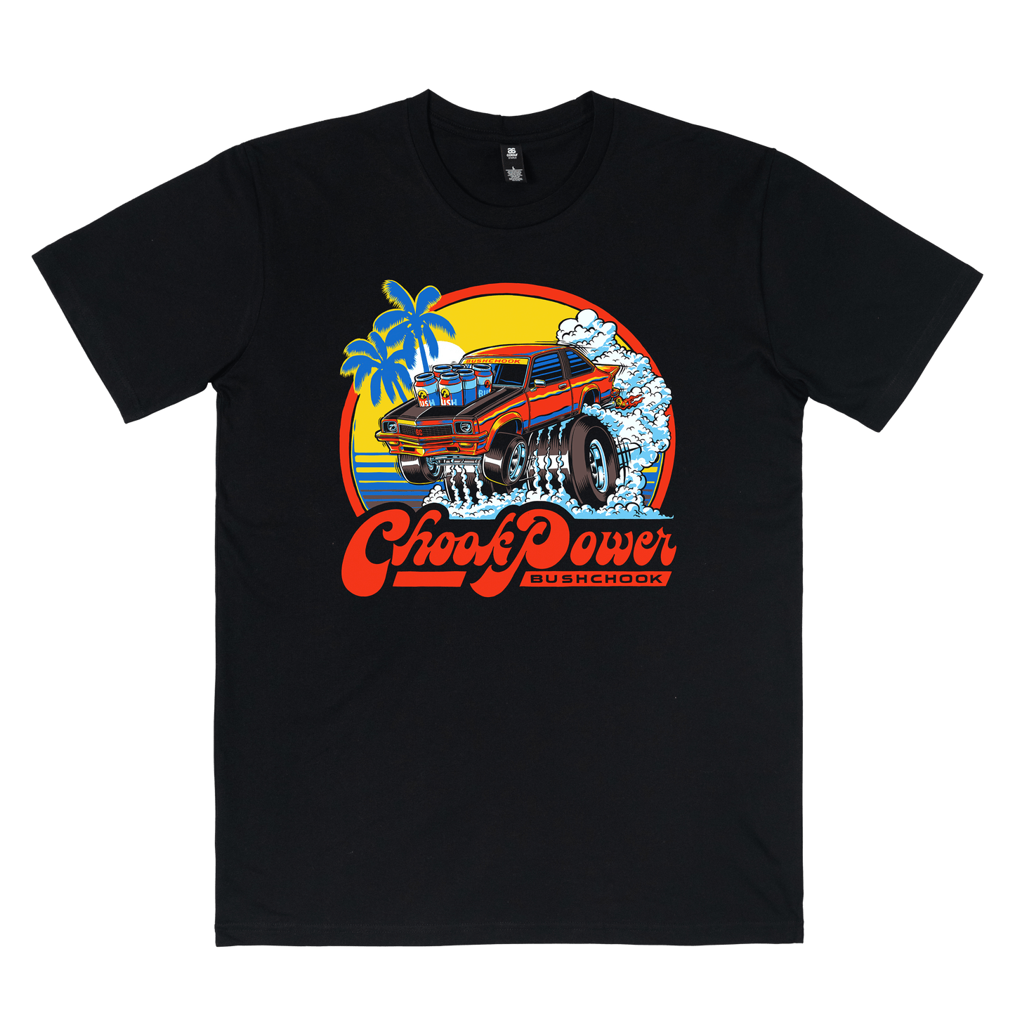 Chook Power Tee Black