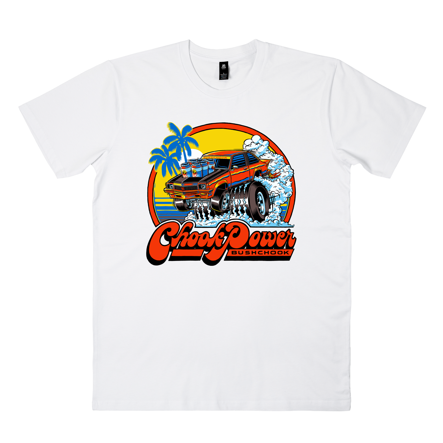 Chook Power Tee White